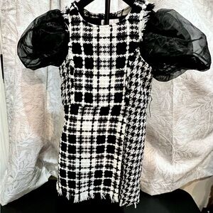 Gianni Bini Girls Black and White Party Dress.
